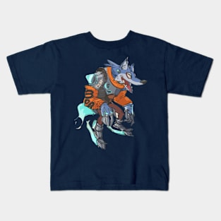 Fighting Mouse Illustration Kids T-Shirt